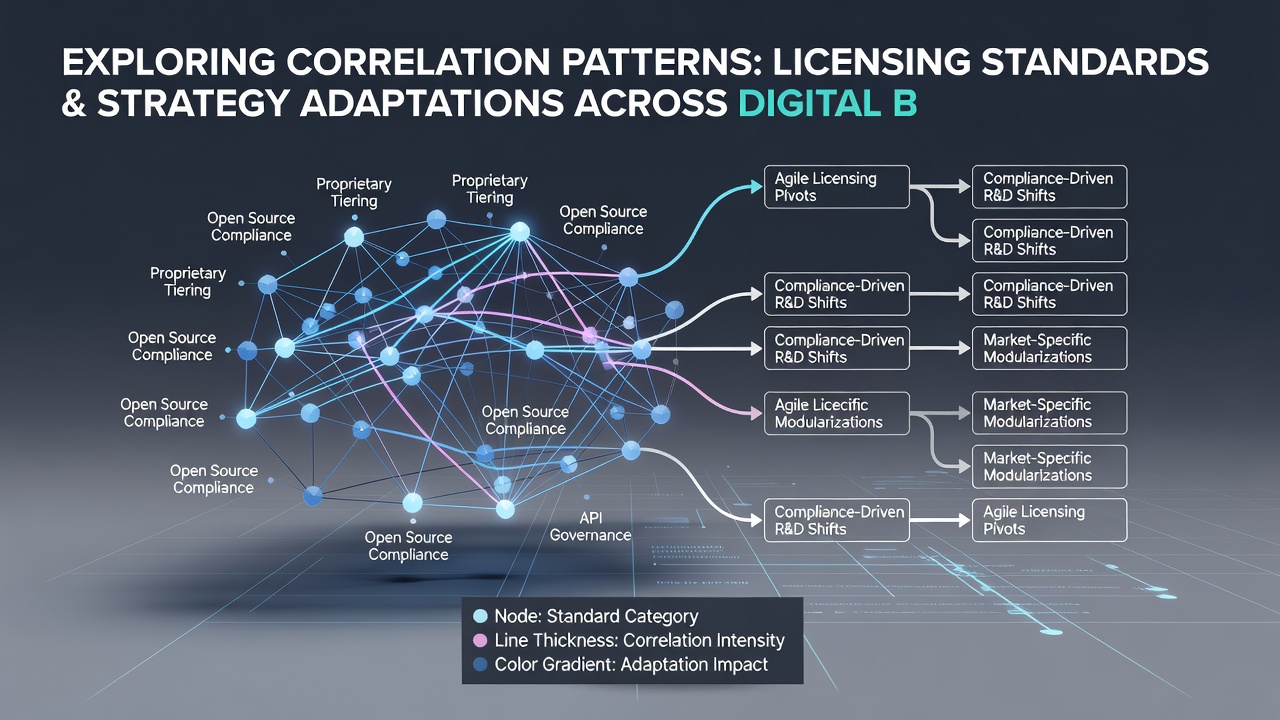 Analytics dashboard displaying correlation graphs between licensing metrics and blackjack strategy adjustments over time